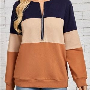 Emery Rose Color Block Top XL